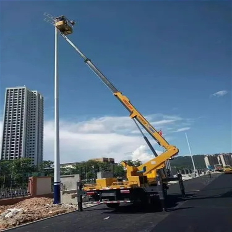 新郑维修路灯的曲臂升降车出租