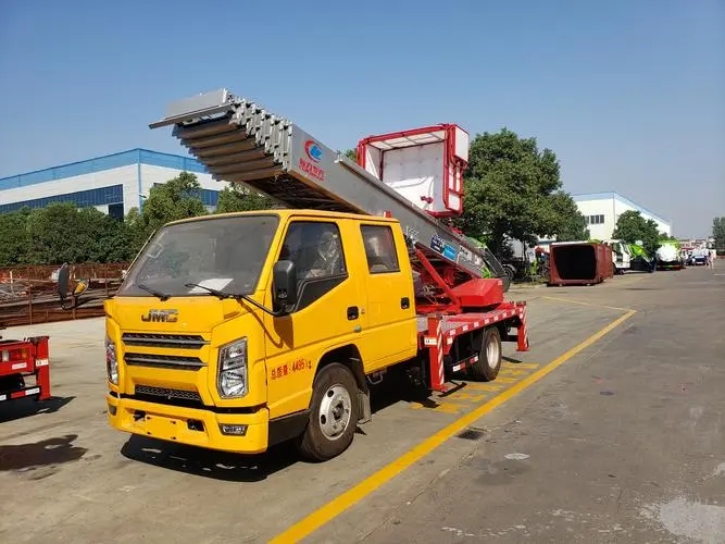 新郑附近云梯车出租 砂石搬运